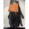 Kingman pack of 4 Pair MED KINGMAN Black Safety Gloves