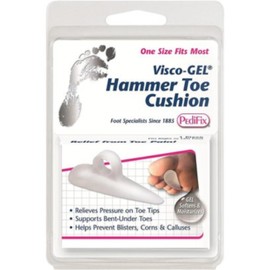 PediFix Visco-gel Hammer Toe Cushion, Medium Left (Packaging may vary)
