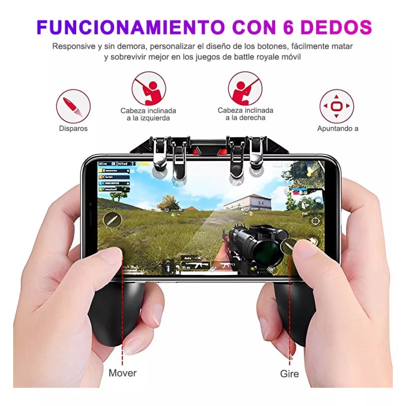 Mecajota Gamepad Con Ventilador De Refrigeración Viene Con 4 Gatillos