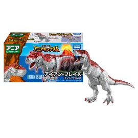 Takara Tomy Ania Adventure Continent Ania Kingdom Iron Blaze (Tyrannosaurus) Animal Dinosaur Toy for Ages 3 and Up