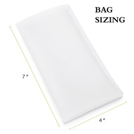 Gutenberg's Dank Pressing Co 4x7 inch premium rosin bags 25-50 Packs | rosin press bags | dab press nylon micron bags | All Micron Sizes (50-Pack, 75 Micron (u))