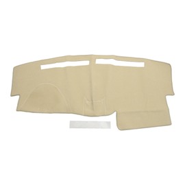 REPAIROCK Dash Cover for Nissan Titan 2004-2012 Dash Board Mat Non-Slip Dash Cover Mat Polyester Center Console Dashboard Cover Pad Carpet Beige