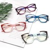 Ronecool 4Pack Progressive Multifocus Reading Glasses for Women Blue Light