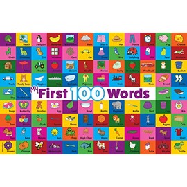 Palace Learning My 100 First Words LAMINATED Poster (18 x 24)