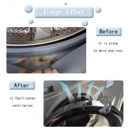 Tovyzalg Washing Machine Door Prop Open, Front Load Washer Door Prop, Keep Front Load Washer Door Open and Clean, Washer And Dryer Accessories