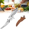 Kitchen Scissors Stainless Steel Poultry Shears Spring Loaded Household Scissors