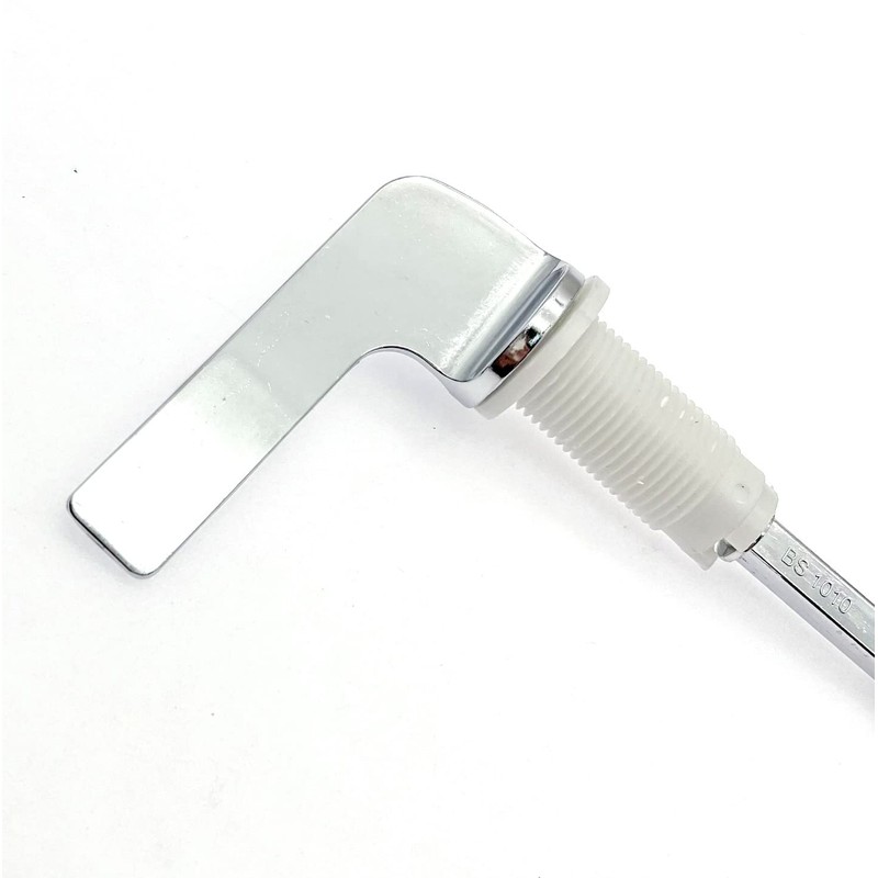 JZK Chrome Plated Toilet Flush Handle Replacement Side Action, Toilet