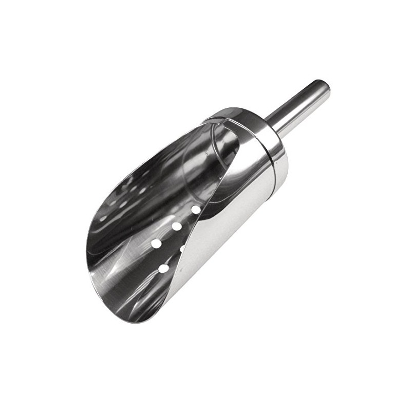 Ice Scoop With Perforations 60X60X190mm Kitchen Restaurant Catering Dipper