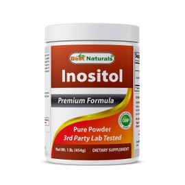 Best Naturals Pure inositol Powder (Vitamin B8), 1 Lb Supports Healthy Liver Function, Promotes Cellular Detoxification & Supports Membrane Function