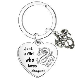 Nfyxcaz Dragons Keyring Dragons Gifts For Women Dragons Lover Gifts Dragons Lover Keychain Christmas Birthday Gifts For Dragons Lover