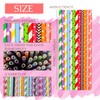 100 Pack Paper Straws, Party Straws Disposable Straws Biodegradable Recyclable