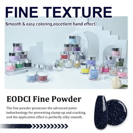 28 g Dip Powder Nail Kit Starter - Drak Blue Professional Dip Powder Gold Glitter Dipping Powder Nail Art Design Kit French Dip Manicure DIY Salon Gifts