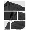 Gash Hao Men's Lightweight Hiking Pants Waterproof 6 Zipper Pockets