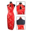 7Fairy Women's Wedding Red Dragon Halter Backless Long Chinese Dress