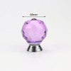 FEEIMOL Pack of 6 Colourful Crystal Cabinet Knobs, Drawer Handles,