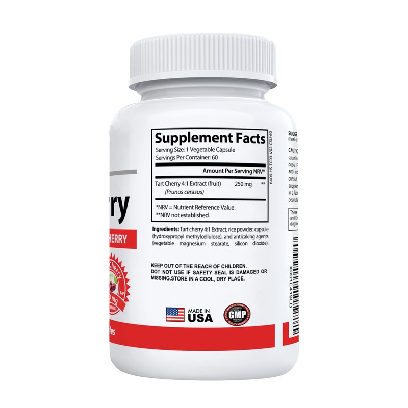 #1 Tart Cherry Extract | 2000mg 4:1 Concentrated Tart Cherry