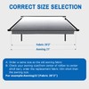 Dulepax RV Awning Fabric Replacement(16'2" Fabric) Heavy Duty 18.5 oz