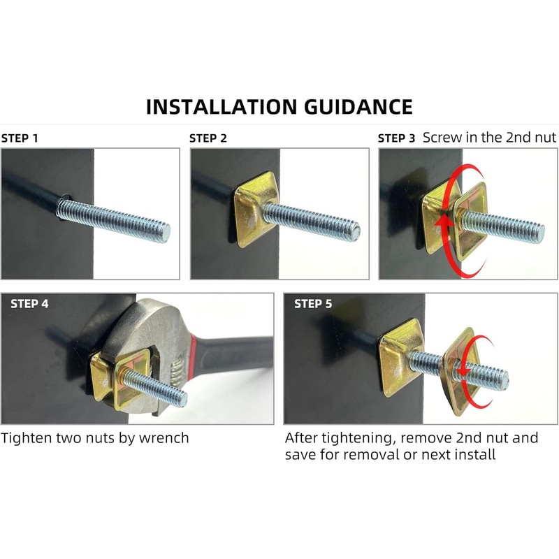 16 PCS Anti-Theft Post Attachment Kit Sign Mounting Hardware for