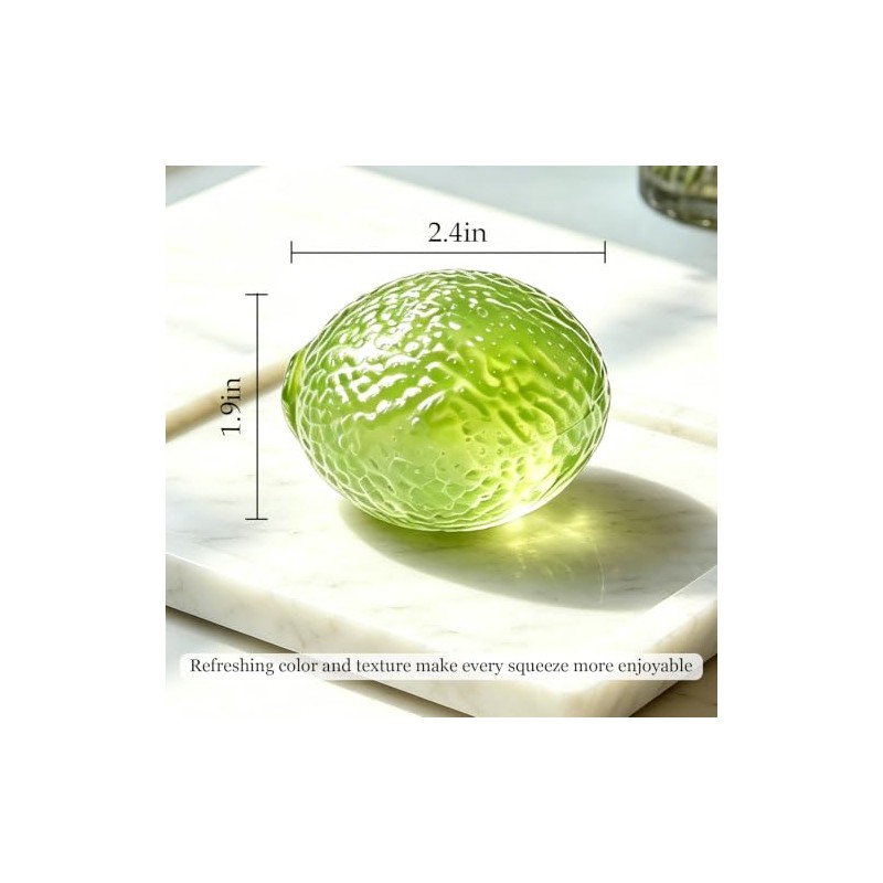 Limón Squishy, accesorio de computadora de aceite de coco para