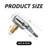 4-Piece Inflatable Nozzle Quick Connector, Valve Nozzle Adapter, Inflatable Hose