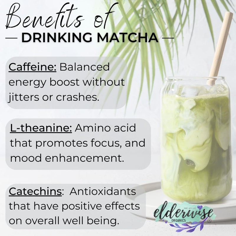 Elderwise Matcha - Green Tea Powder - Ceremonial Grade -