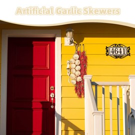 LUEYAO Fake Garlic, Artificial Vegetables Foam Garlics Highly Simulation Lifelike for House Kitchen Party Pub Decoration Cabinet Ornament 20 pcs (Garlic)