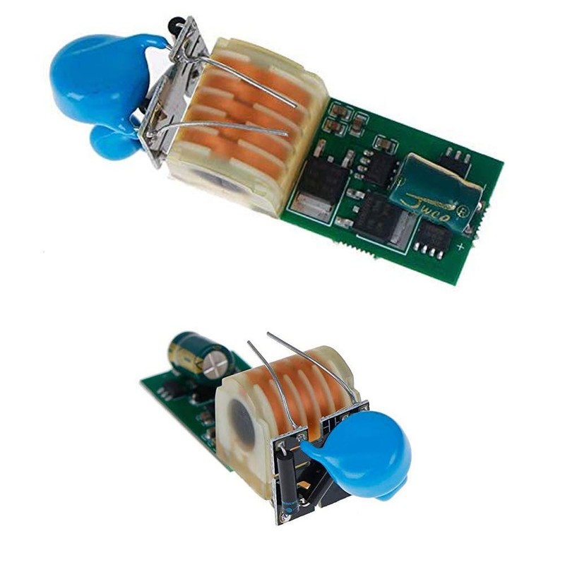 TEAMNIGT 1 Pcs DC 5V-12V 15KV Pulse Arc Boost Coil