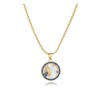 SBI Jewelry Capricorn Gold Birthday Zodiac Necklaces for Women Cubic