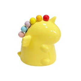 Hemaisu Kids Unicorn Stainless Steel Fork Set with Ceramic Holder | 4-Piece Utensil Set for Ages 3+ | Non-Toxic, Easy-Grip Design | Charming Pastel Decor for Girls' Kitchens & Dining Tables