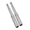 TOP-VIGOR 2Pcs 7mm Nut Setter Driver Drill Bit Set, 1/4 inch Hex Shank Quick Change, 100mm Length Metric Nut Driver Set for Woodworking, Auto Repairing, Machine Maintenance, Furnitures