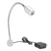 Aluminum LED Machine Work Light Magnetic Base Hose CNC Sewing