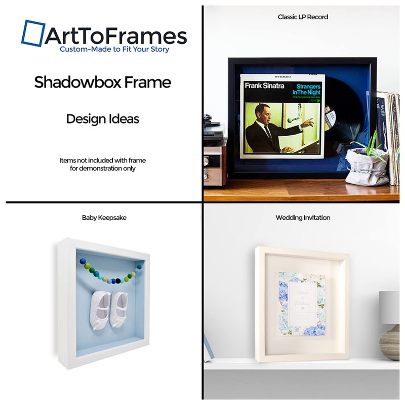 ArtToFrames 10 x 20 Inch Shadow Box Picture Frame, with