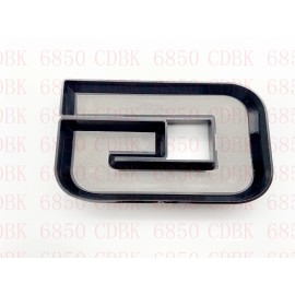 Auto For Rear GMC Matte Black OVERLAY Emblem Badge Fit 2023+ GMC Canyon