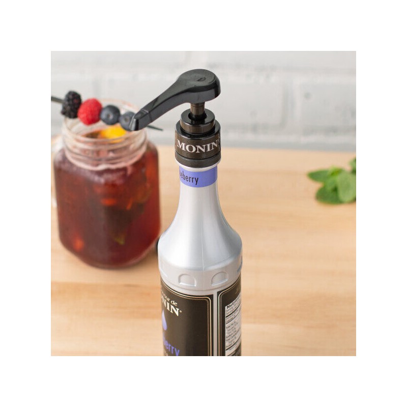 FixtureDisplays Monin Blueberry Concentrated Flavor 375 mL 544FLAVJ008F