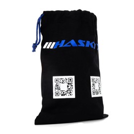 HASKYY Wheel Bolt Bag 100% Cotton 200 x 145 mm for Wheel Nuts, Wheel Bolts, Wheel Bolt Caps, Chainsaw Chains and Much More