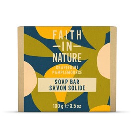 Faith in Nature Natural Grapefruit Soap, Vegan and Not Tested on Animals, SLS and Paraben Free, 100g