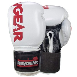 Revgear S3 Sentinel Gel Pro Boxing Glove (White, 12-Ounce)