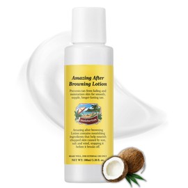 Amazing After Browning Lotion, Body Lotion for Protecting Tan, Self Tanning Lotion with Coconut Oil, After Sun Lotions for Body, Long-Lasting Tan Enhancer, Tanning Moisturiser for Women, 100ml