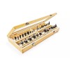 IRWIN 30 Irwin Marples 1/4" Carbide Router Bit Set Roundover