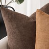 ANRODUO Pack of 2 Decorative Textured Throw Pillow Covers Soft