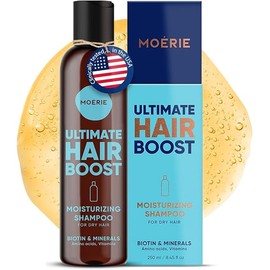 Moerie Ultimate Hair Growth Shampoo – For Longer, Thicker, Fuller Hair - Vegan Friendly Volumizing Hair Products – Paraben & Silicone Free – All Hair Types – Reverse Hair Loss – Moisturizing