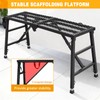 Scaffolding Work Platform, 29.9" to 47.2" Height Adjustable Work Platform,