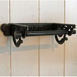 Bowley & Jackson Vintage GNER railways Victorian cast metal wall mounted toilet loo roll holder