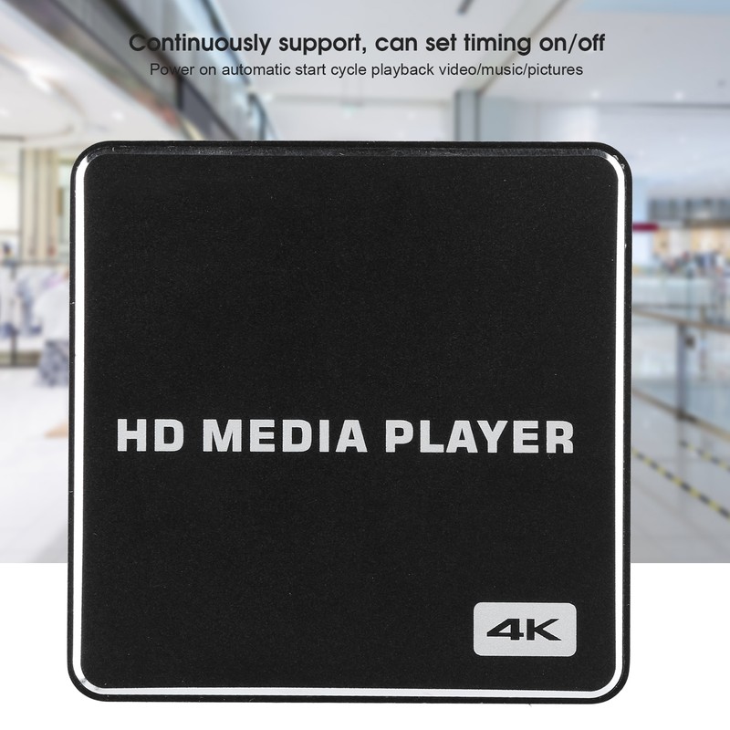 Mini Full High Definition 1080P USB Media Box 4K Player