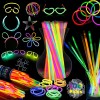 Pack de 100 Pulseras Neón Fosforescentes de 20 cm para