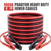 0 Gauge 25 Feet Jumper Cables for Car Battery, Heavy