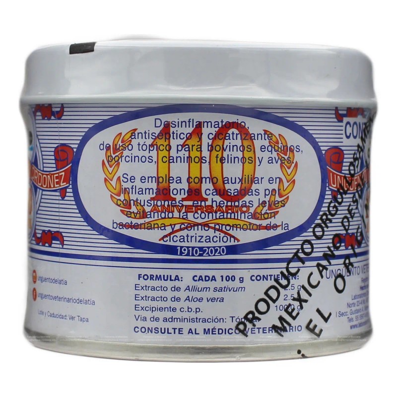 Ungüento Veterinario De La Tía Pomada 125 G