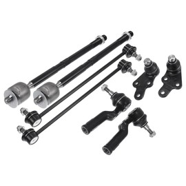 X AUTOHAUX 8pcs Front Suspension Kit Inner Outer Tie Rod End Front Sway Bar Link Ball Lower Joint for Ford Escape 2014-2018 No.K750802/EV800898/ES800955