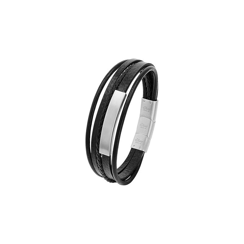 s.Oliver Men Stainless Steel Strand Bracelet - 2022624