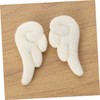 Baluue 2 Pairs Angel Wings Hairpins Cartoon Leather Hair Clips